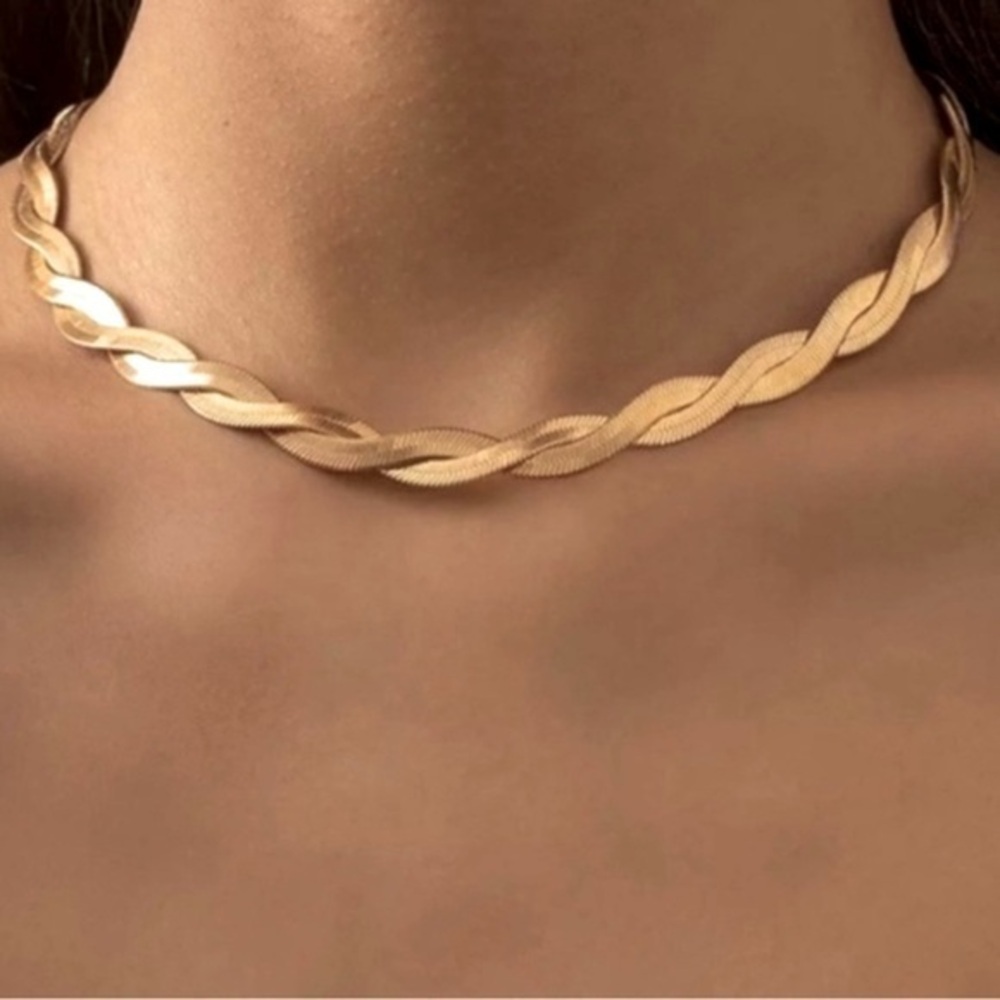 Fp Twisted 14K Gold filled Necklace choker